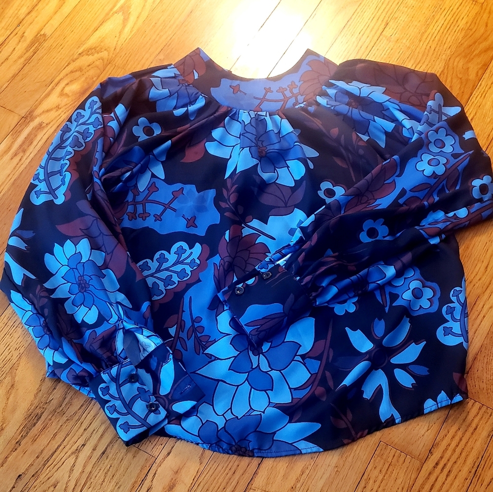 Floral Puff Sleeve Shirt